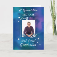 Son Custom Photo and Name High School Graduation