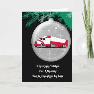 Son & Daughter In Law Christmas Wishes Holiday Card