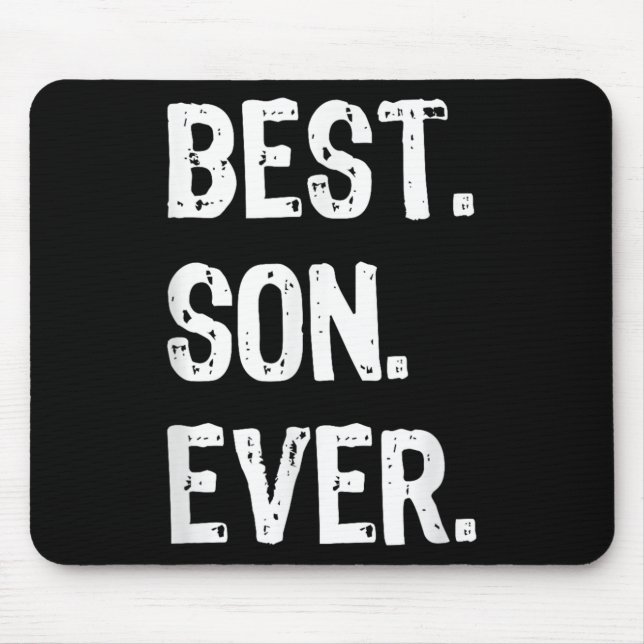 Son Ever Funny Family Cool  Mouse Mat (Front)