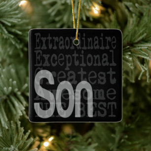 Son Extraordinaire Ceramic Ornament