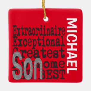 Son Extraordinaire CUSTOM Ceramic Ornament