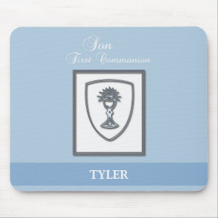 Son, First Communion Silver Chalice Mouse Mat