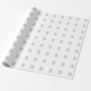 Son, First Communion Silver Chalice Wrapping Paper