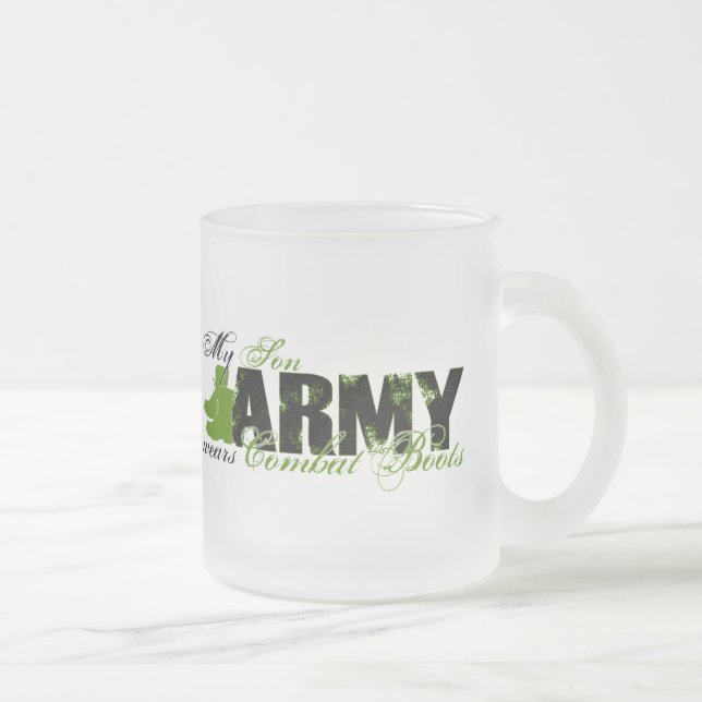 Son Frosted Glass Coffee Mug (Right)