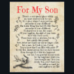 Son Gift | For My Son Thank You For Adding So Much Custom Letterhead<br><div class="desc">Son Gift | For My Son Thank You For Adding So Much Joy And Laughter To My Life</div>