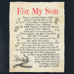 Son Gift | For My Son Thank You For Adding So Much Fleece Blanket<br><div class="desc">Son Gift | For My Son Thank You For Adding So Much Joy And Laughter To My Life</div>