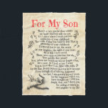 Son Gift | For My Son Thank You For Adding So Much Fleece Blanket<br><div class="desc">Son Gift | For My Son Thank You For Adding So Much Joy And Laughter To My Life</div>
