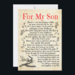 Son Gift | For My Son Thank You For Adding So Much Holiday Card<br><div class="desc">Son Gift | For My Son Thank You For Adding So Much Joy And Laughter To My Life</div>