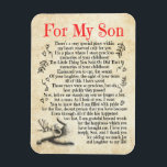 Son Gift | For My Son Thank You For Adding So Much Magnet<br><div class="desc">Son Gift | For My Son Thank You For Adding So Much Joy And Laughter To My Life</div>