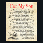 Son Gift | For My Son Thank You For Adding So Much Poster<br><div class="desc">Son Gift | For My Son Thank You For Adding So Much Joy And Laughter To My Life</div>