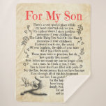 Son Gift | For My Son Thank You For Adding So Much Sherpa Blanket<br><div class="desc">Son Gift | For My Son Thank You For Adding So Much Joy And Laughter To My Life</div>