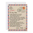 Son Gift | Letter To My Son Love From Mum