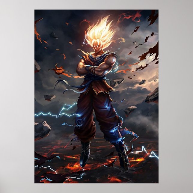 Son Goku Super Saiyan Poster (Front)