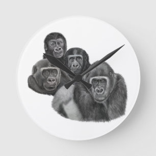 Son Gorilla Clock By AGE. Gorilla Life