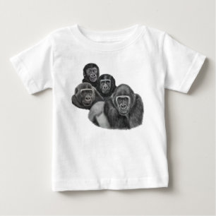 Son Gorilla T-shirts By AGE. Gorilla Life GL/TFW