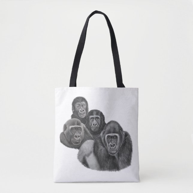Son Gorilla ToteBag By AGE. Gorilla Life GL/TFW Tote Bag (Front)