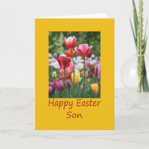 Son Happy Easter Holiday Card
