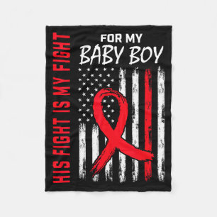 Son Heart Disease Awareness Month Products America Fleece Blanket