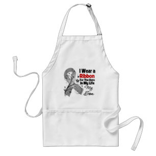 Son Hero in My Life Brain Cancer Standard Apron