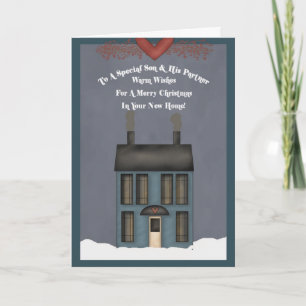 Son & His Partner, 1st Christmas in New Home Holiday Card