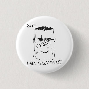 Son I Am Disappoint Father Rage Comic Meme 3 Cm Round Badge