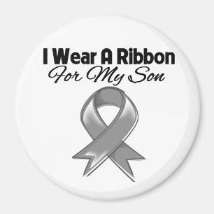 Son - I Wear A Grey Ribbon Magnet