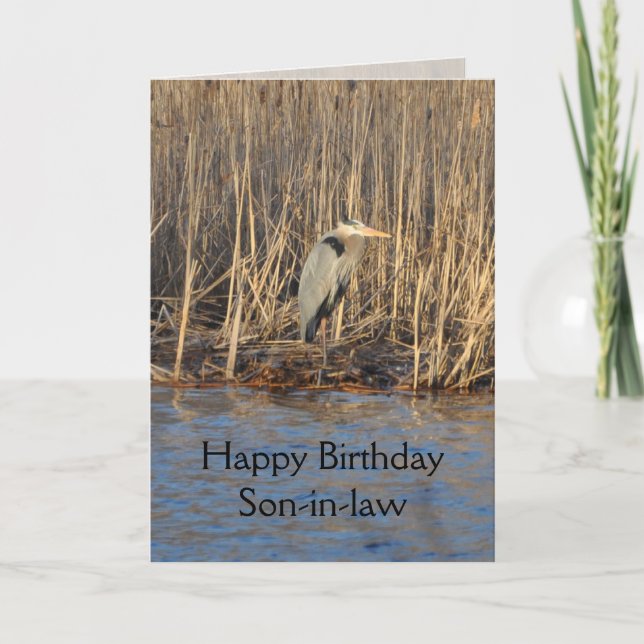 Son-in-law Birthday Card (Front)