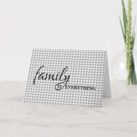 Son-in-law Birthday Grey Gingham