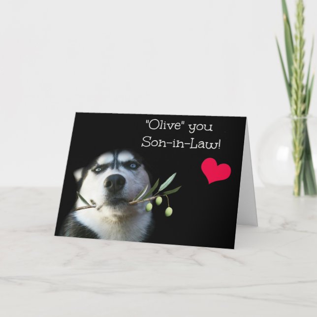 Son In Law Father's Day Card (Front)