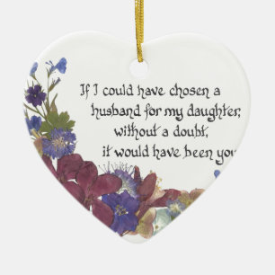 Son-in-Law gift Ceramic Tree Decoration
