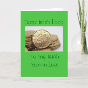 Son in Law Happy St. Patrick's Day Card