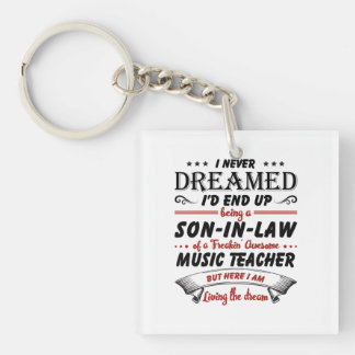 Son In Law Of Awesome Music Teacher Key Ring