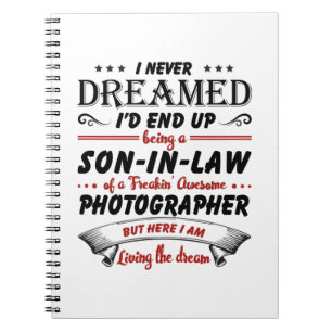 Son In Law Of Awesome Photographer Notebook