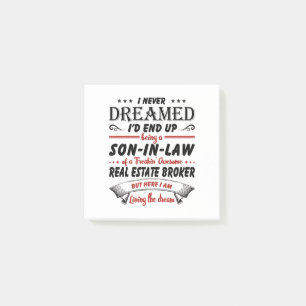 Son In Law Of Awesome Real Estate Broker Post-it Notes