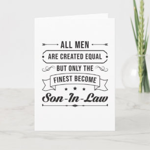 Son In Law Son Best Awesome Lawsuit Gift Card