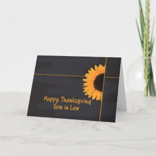 Son in Law Thanksgiving Card