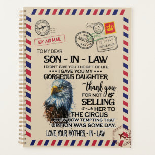 Son-In-Law To My Dear Son-In-Law From Mother Planner