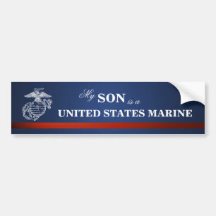 Son is a Marine Bumper Sticker