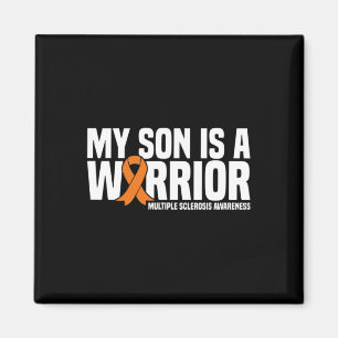 Son Is A Warrior Ms Multiple Sclerosis Awareness Magnet