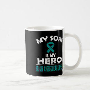 Son Is My Hero Fragile X Syndrome Awareness Coffee Mug