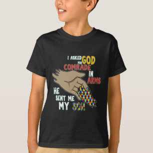 Son Kid Autistic Puzzle Piece Cool Autism Awarenes T-Shirt