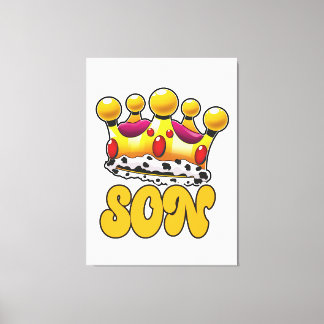 Son Kings crown Canvas Print