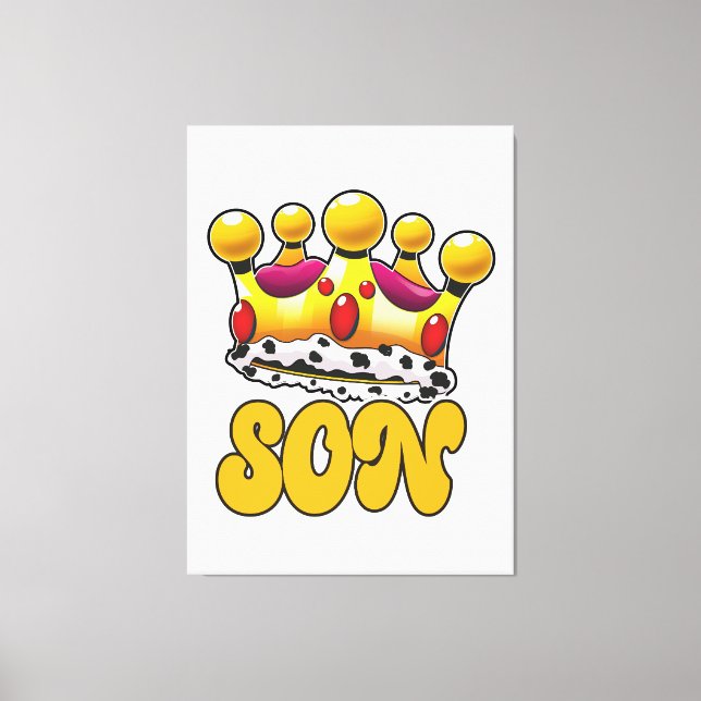 Son Kings crown Canvas Print (Front)