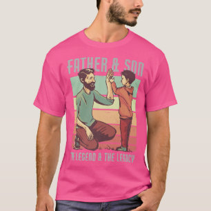Son Legend Legacy Papa Dad Daddy Grandfather Fathe T-Shirt