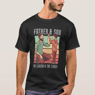 Son Legend Legacy Papa Dad Daddy Grandfather Fathe T-Shirt