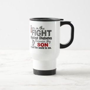 Son Means World To Me Diabetes Travel Mug