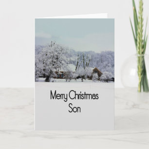 Son Merry Christmas card