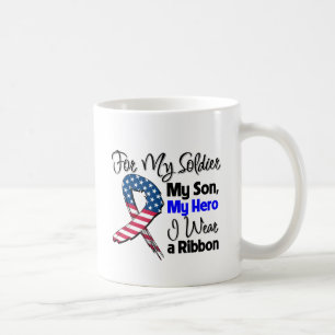 Son - My Soldier, My Hero Patriotic Ribbon Coffee Mug