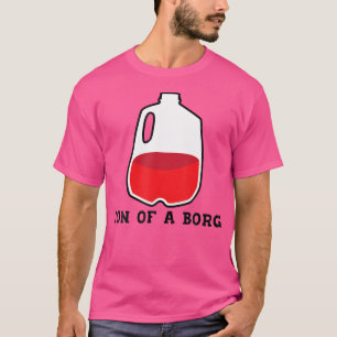 Son Of A B.O.R.G. Drinking Design T-Shirt