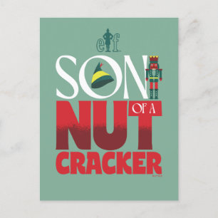 Son of a Nutcracker Graphic Holiday Postcard